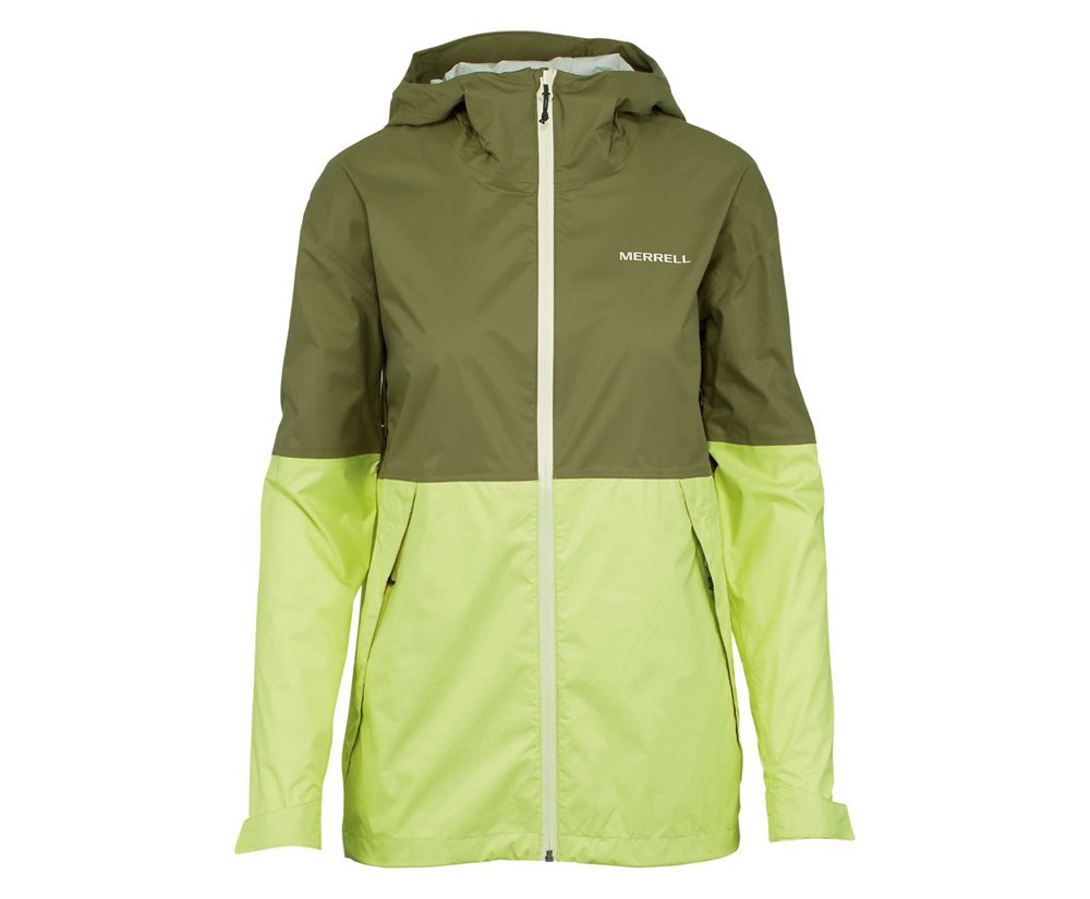 Jaqueta Senhora - Merrell Fallon Rain - Verde Oliva/Verdes - VMS801762